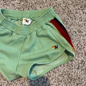 Aviator Nation Green Shorts - size small